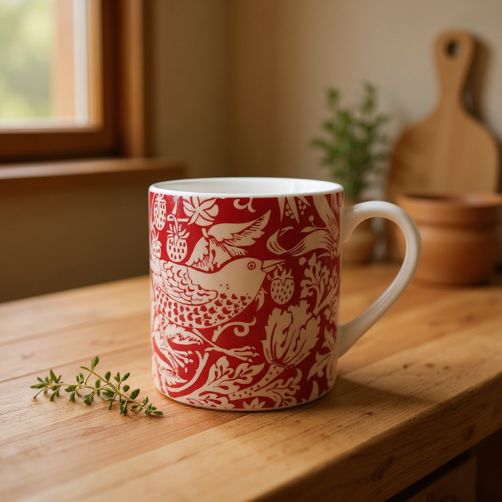 Mug Classic Boxed (310ml) - ACS William Morris Raspberry