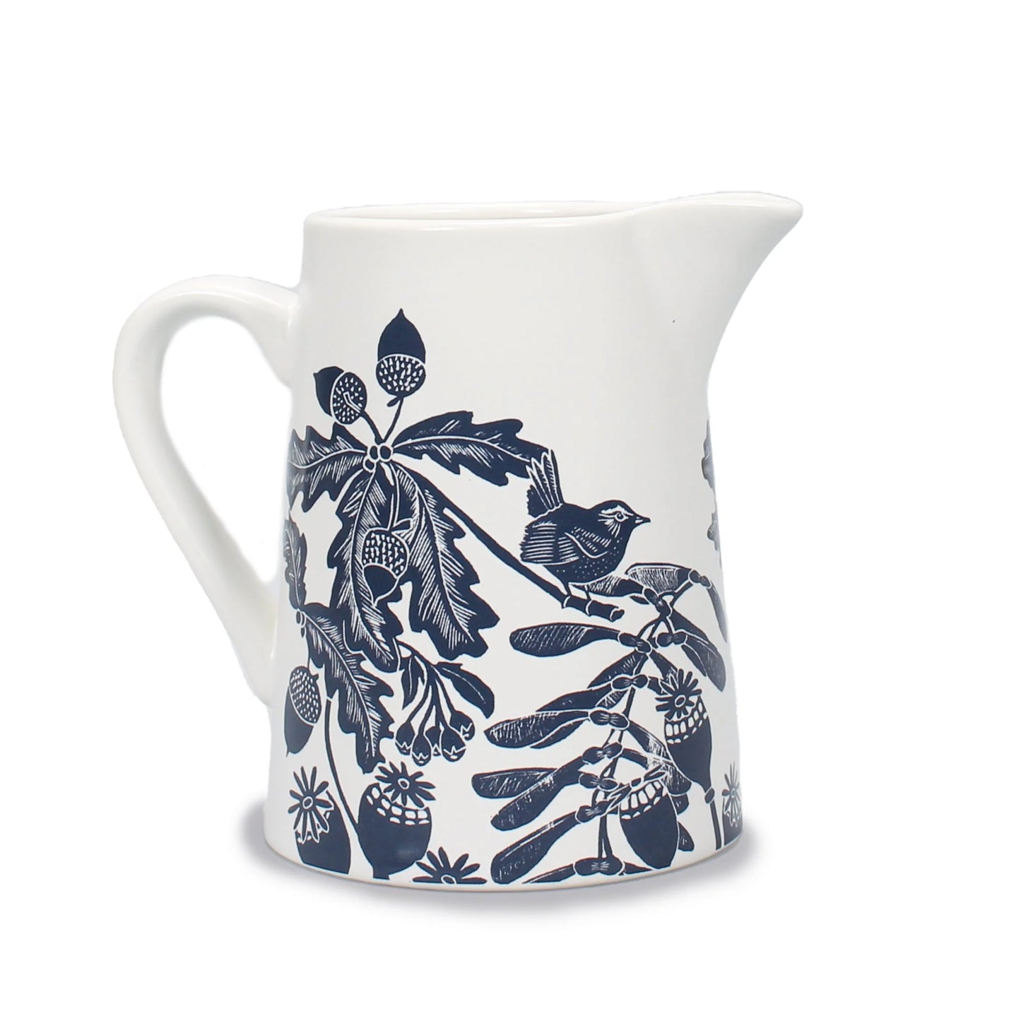 Ceramic jug (woodland navy) 500ml
