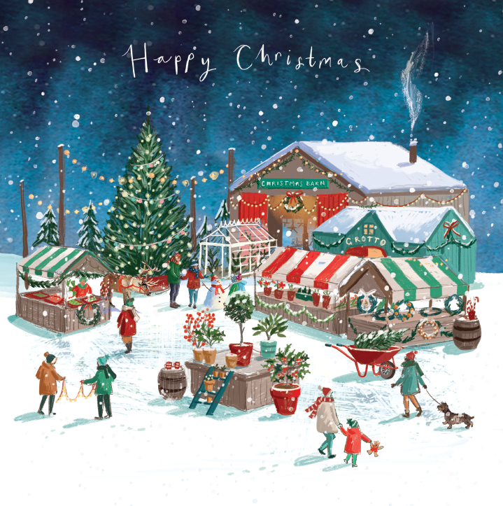 The Village Market Charity Christmas Cards 10 Pack