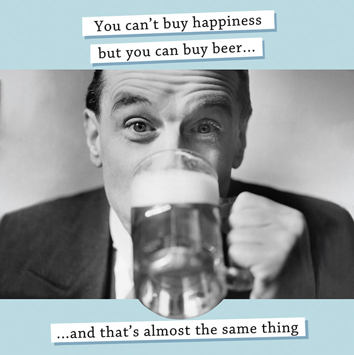 Buy Beer -  greetings card