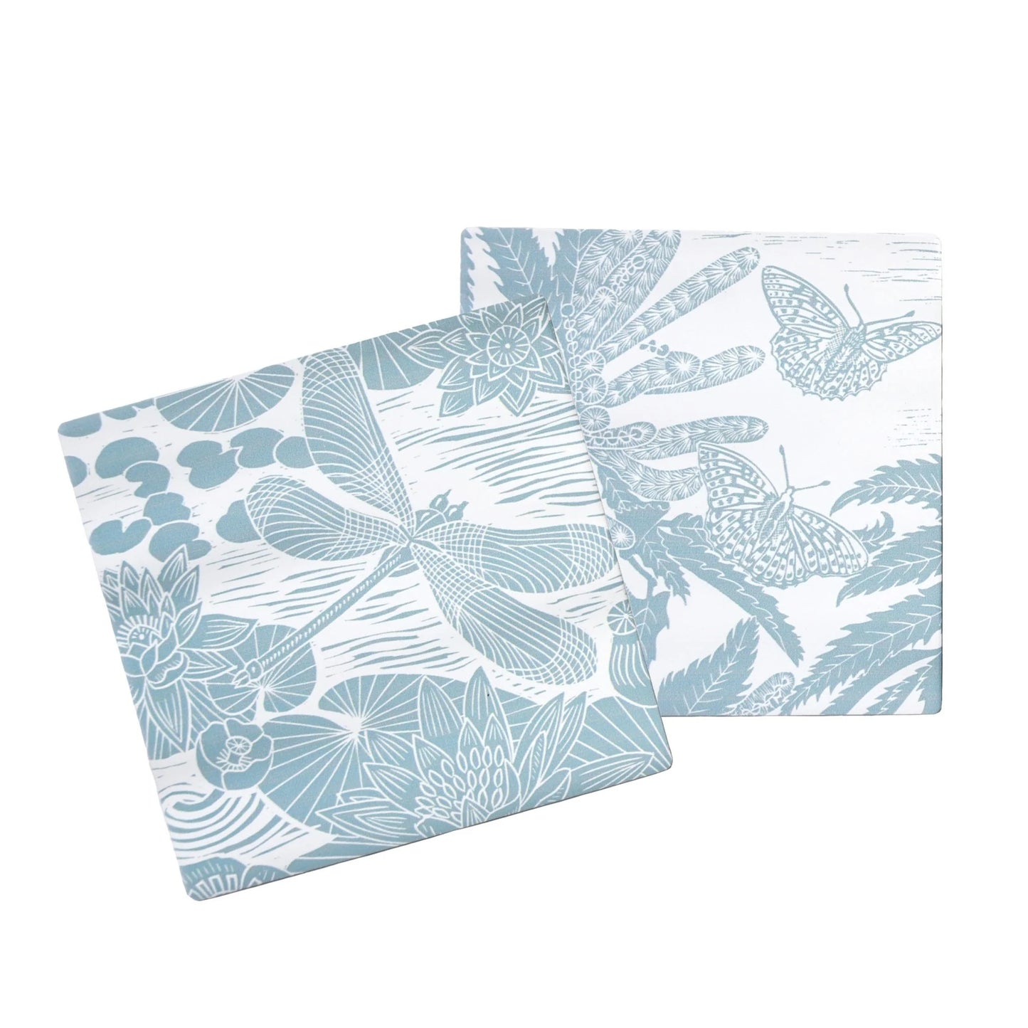Coasters (powder blue) set of two