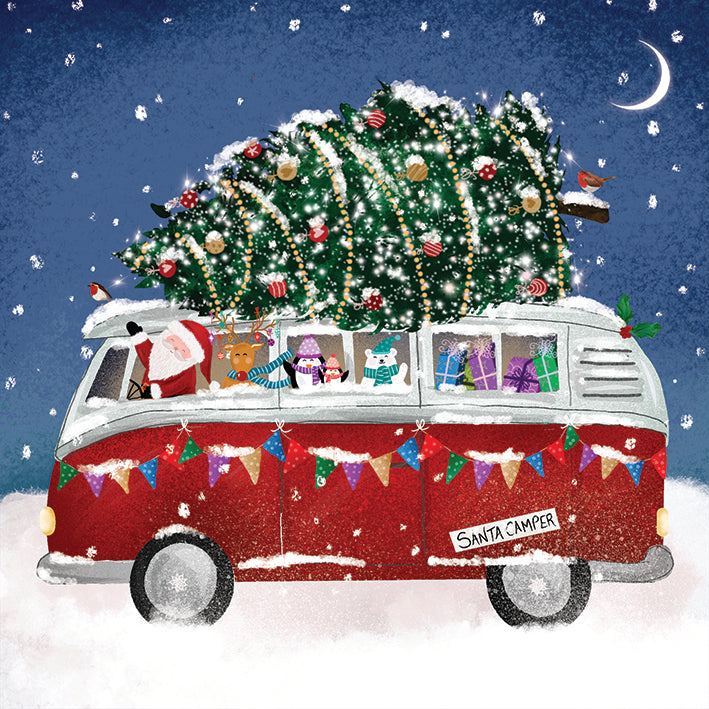 Driving home -  Christmas card