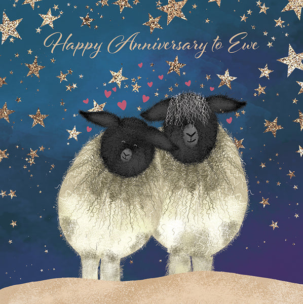Ewe Anniversary -  greetings card