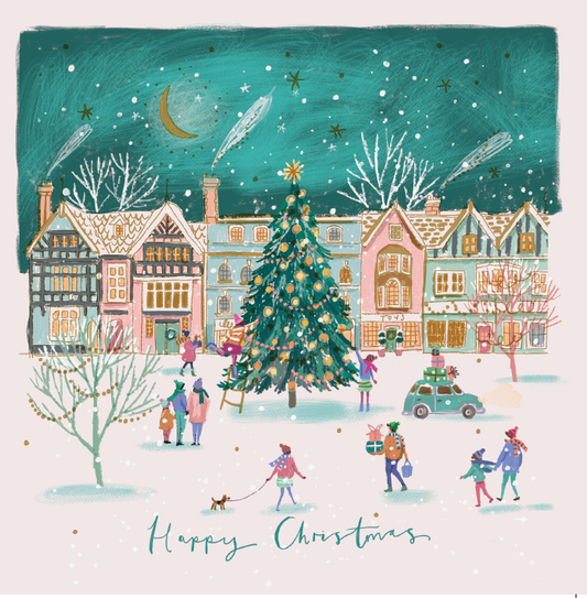In The Town Square Charity Christmas Cards 10 Pack