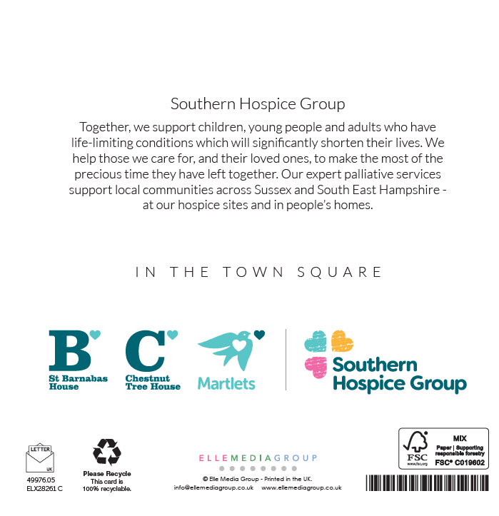 In The Town Square Charity Christmas Cards 10 Pack