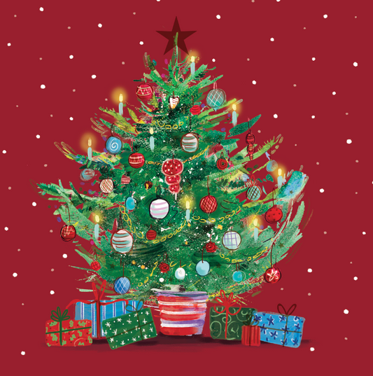 Christmas Tree Charity Christmas Cards 10 Pack