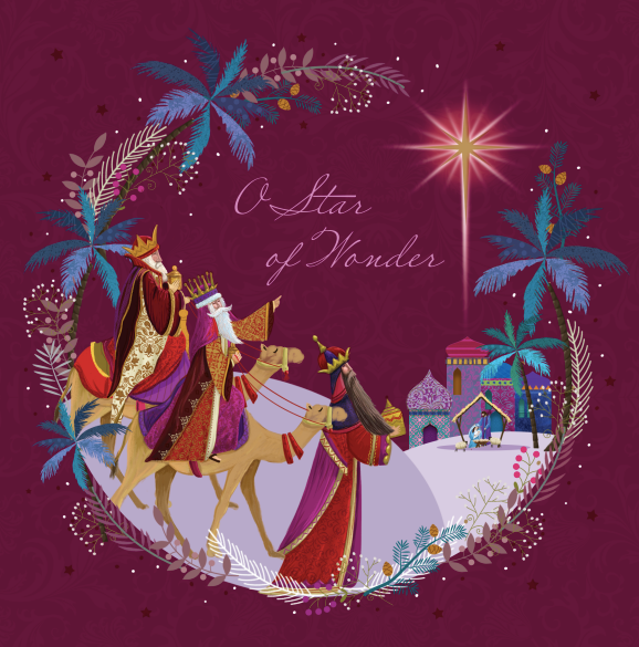 Oh Star Of Wonder / Bright Gathering Charity Christmas Cards 10 Pack Twin Pack