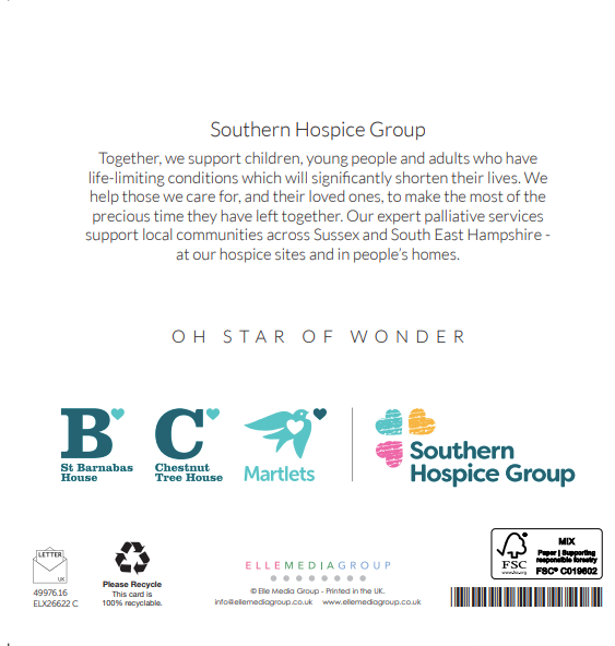 Oh Star Of Wonder / Bright Gathering Charity Christmas Cards 10 Pack Twin Pack