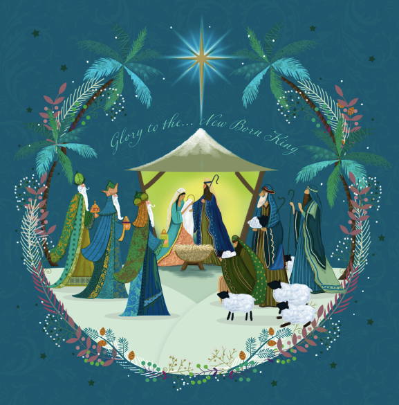 Oh Star Of Wonder / Bright Gathering Charity Christmas Cards 10 Pack Twin Pack