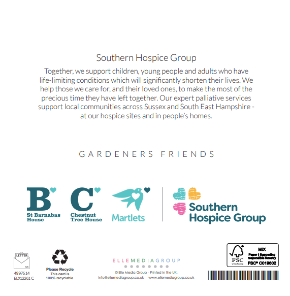 The Garden Shed / Gardeners Friends Charity Christmas Cards 10 Pack Twin Pack