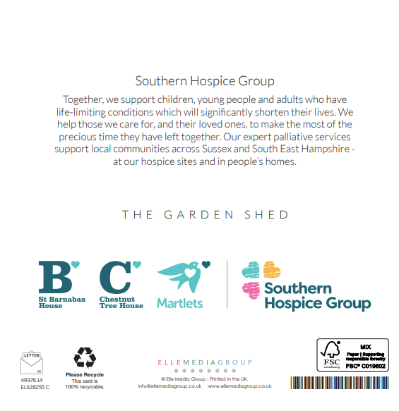 The Garden Shed / Gardeners Friends Charity Christmas Cards 10 Pack Twin Pack