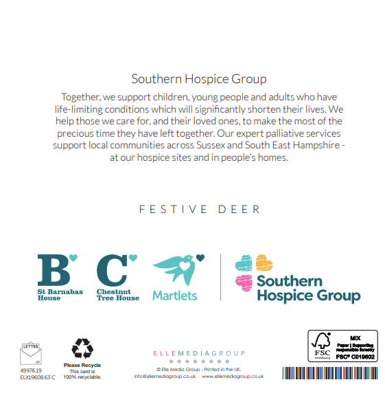 Mare And Foal / Festive Deer Charity Christmas Cards 10 Pack Twin Pack