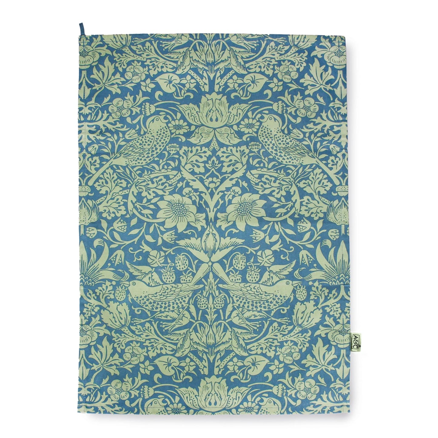 Tea Towel Recycled Cotton - ACS William Morris Sage