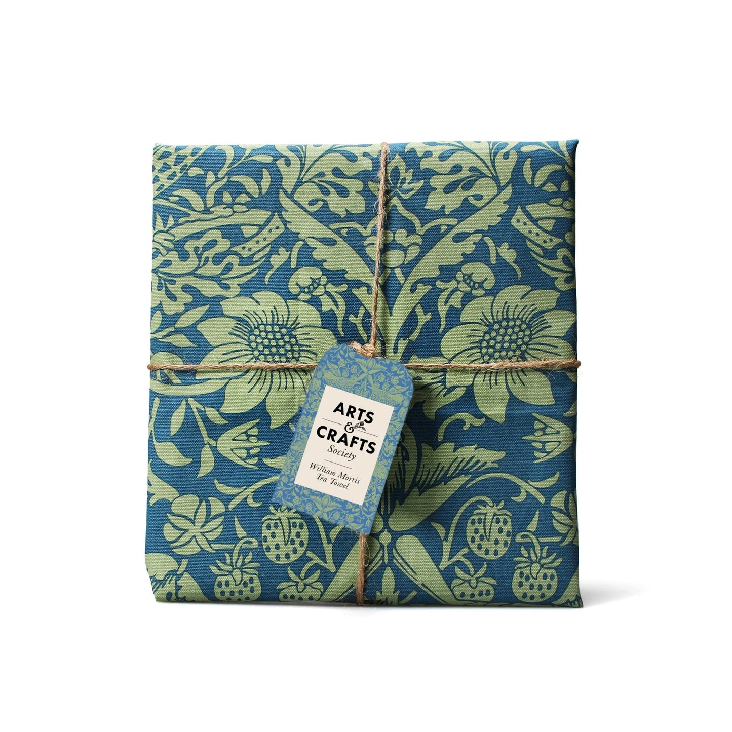 Tea Towel Recycled Cotton - ACS William Morris Sage