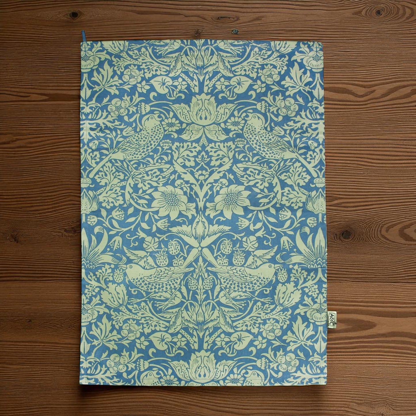 Tea Towel Recycled Cotton - ACS William Morris Sage